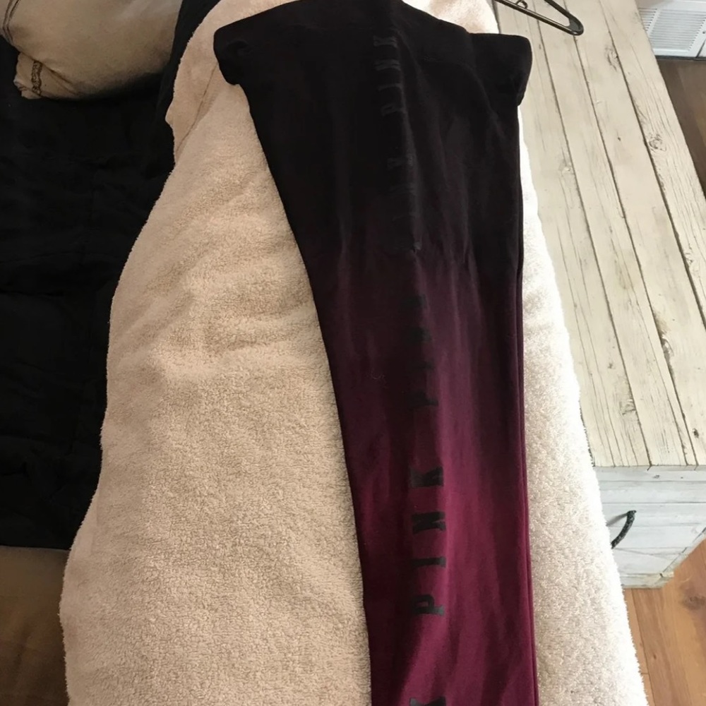 Vs pink ombré leggings